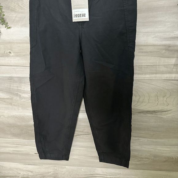 Everlane Womens Black Lightweight Casual Cropped The Fatigue Barrel Pants - Picture 7 of 8